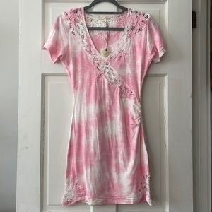 LoveShackFancy Mildred Mini Wrap Dress